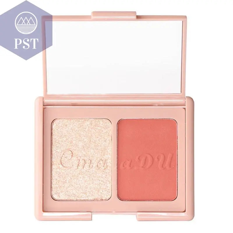 Two-tone Blush Highlighter And Contouring Palette PST PS Tradings  PST PS Tradings  PST PS Tradings Two-tone Blush Highlighter And Contouring Palette