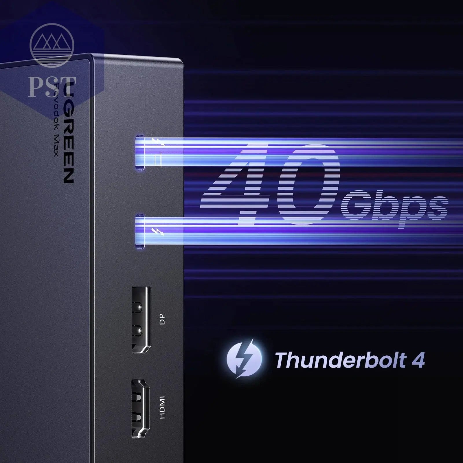 UGREEN Thunderbolt4 Docking Station 13-in-1 40Gbps Triple 4K 60Hz Single 8K 30Hz with HDMI DP RJ45 SD&TF 4.0 for MacBook Laptop - Property & Safety Tradings