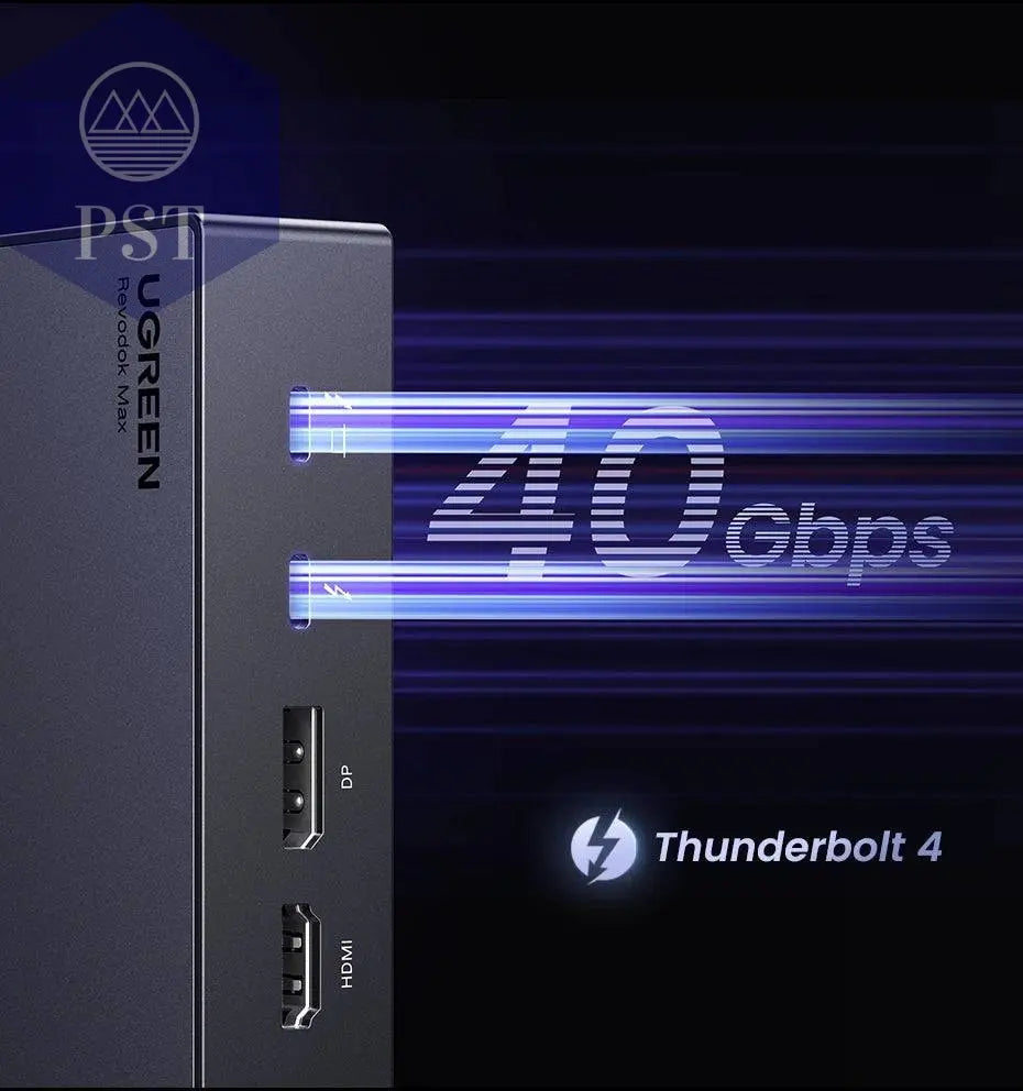 UGREEN Thunderbolt4 Docking Station 13-in-1 40Gbps Triple 4K 60Hz Single 8K 30Hz with HDMI DP RJ45 SD&TF 4.0 for MacBook Laptop - Property & Safety Tradings