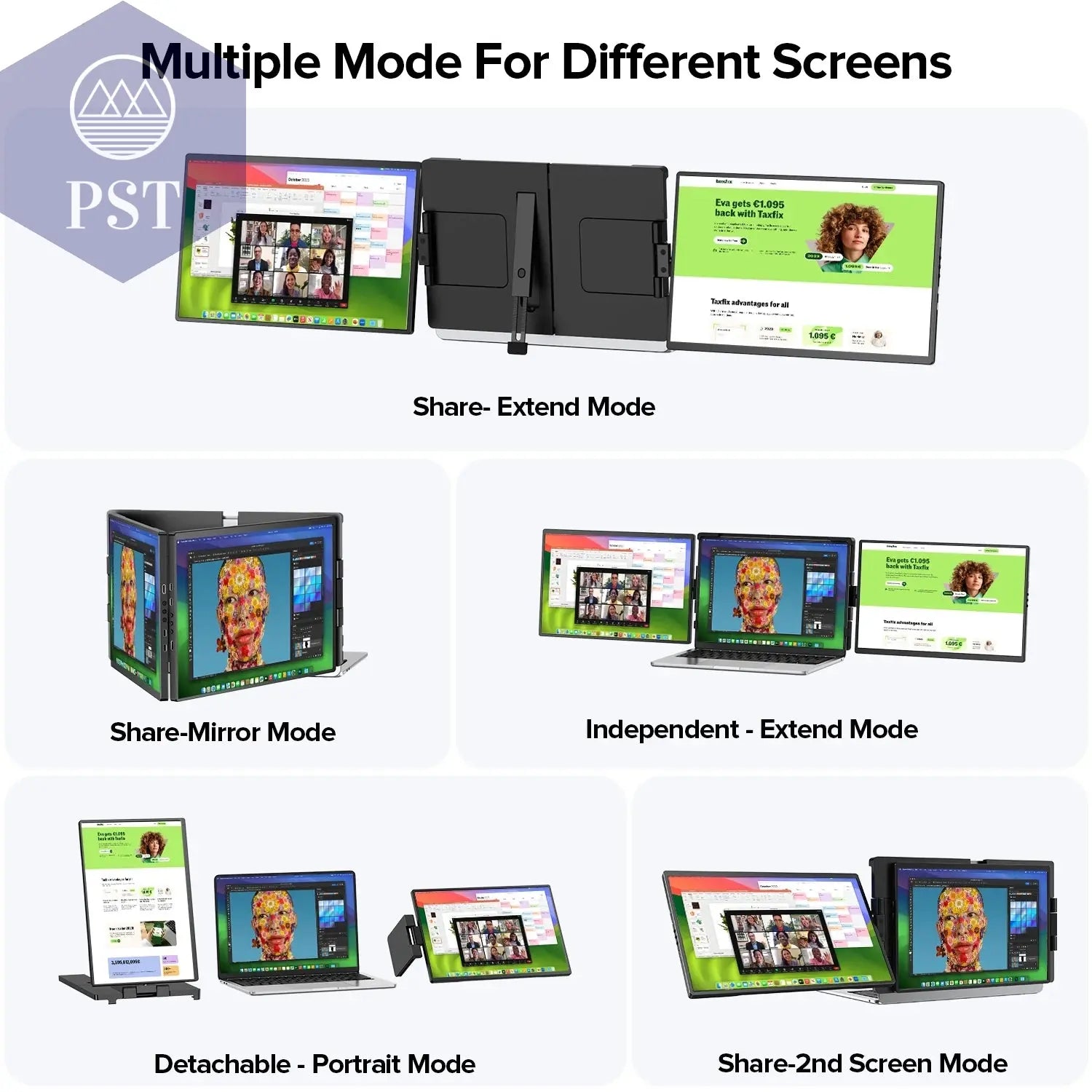 Ustaion X3 14\" Tragbarer Bildschirm Extender PST PS Tradings  PST PS Tradings  PST PS Tradings